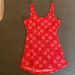 Printed tank top